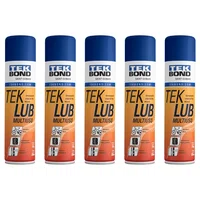 Kit 5 Desengripante Antiferrugem 300ml 150g Tek Lub Tekbond