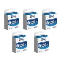 Kit 5 Fita Veda Rosca Branca 18mm X 10m Tekbond
