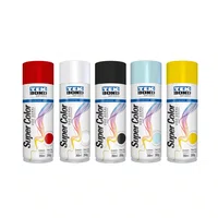 Kit 5 Tinta Spray Uso Geral 350ml 250g - Tekbond