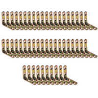 Cantoneira L Para Móveis 1.1/2 X 1.1/2 Pol Multiuso 50 Und