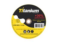 Kit 50 Discos de Corte Fino 4.1/2 x 1,0 x 7/8 - Titanium