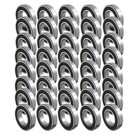 Kit 50 Rolamento 608 DDUC3 2RSC3 8x22x7 Radial Esferas Nis