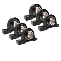Kit 6 Mancal Pedestal com Rolamento Ucp210 Ucp 210 Eixo 50mm