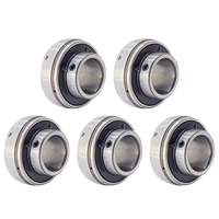 Kit C/ 5 Rolamento Para Mancal Uc 209 Uc209 Para Eixo 45mm