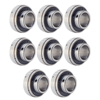 Kit C/ 8 Rolamento Para Mancal Uc 204 Uc204 Para Eixo 20mm