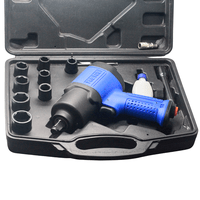 Kit Chave de Impacto Pneumática 1/2 Pol Maleta e Acessórios