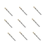 Kit com 9 Brocas Aço Rápido 3mm A002 Tin