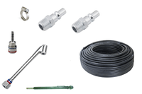 Kit Enchedor e Calibrador de Pneu com Mangueira e Conexões