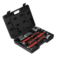 Kit Martelo e Tasso Chapeador Reparo Automotivo 7 Peças Mtx