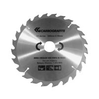Lamina de Serra Circular para Madeira Mdf 200mm C/ 24 Dentes