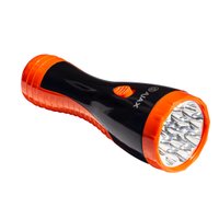 Lanterna Bateria Recarregável Manual 12 Led Bivolt Ajax