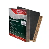 Lixa D Água Grão P120 para Lixamento a Úmido L420 225 X 275 Mm com 25 Unidades Alcar