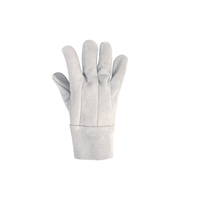 Luva de Raspa de Couro Punho Curto 10cm