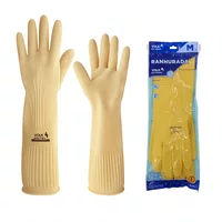 Luva Látex Ranhurada Xg Químico Resistente Volk 1 Par