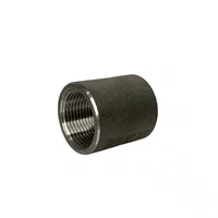 Luva Lisa Aço Inox Rosca Femea 1.1/2 Polegada Conexão Npt