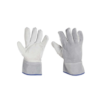 Luva Mista de Vaqueta com Raspa com Punho de 7 Cm