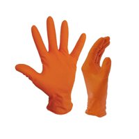 Luva Nitrilica Ignite Orange Tamanho M Resistente Supermax