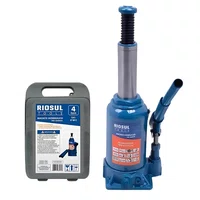 Macaco Garrafa 4 Toneladas com Maleta Hidráulico Riosul Tools