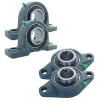 Mancal com Rolamento 2 Ucfl205 + 2 Ucp205 p/ Eixo 25mm