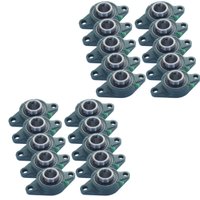 Mancal Oval Flange FL206 + Rolamento Para Mancal UC206 20Und