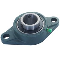 Mancal Oval Flange + Rolamento Ucfl204 Ucfl 204 P/ Eixo 20mm