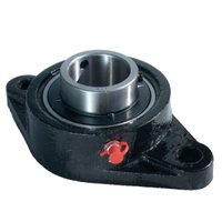 Mancal Oval Flange + Rolamento Ucfl209 Ucfl 209 P/ Eixo 45mm