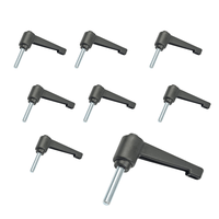 Manipulo Alavanca Trava Macho M10 x 50mm Zamak 7835- 8 Und