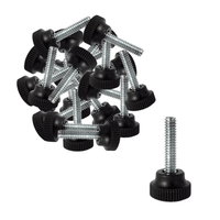 Manipulo Macho M4 x 25mm Modelo Botão 60 Unidade