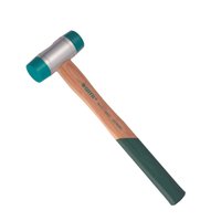 Martelo Borda Plástica 35mm com Cabo de Madeira - Sata