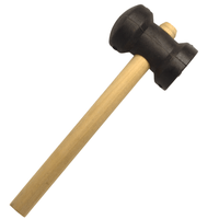 Martelo de Borracha com Cabo de Madeira 60mm Nove54
