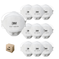 Mascara Respirador 3M 9320 Aura N95 PFF2 S/ Valvula 10 Und