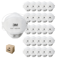 Mascara Respirador 3M 9320 Aura N95 PFF2 S/ Valvula 25 Und