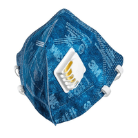 Mascara Respirador 3m 9822 Pff2 com Valvula Dobravel