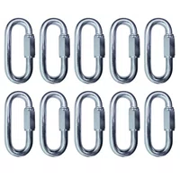 Mosquetão Oval Trava com Rosca 3/8 Polegadas Vonder - 10 Und