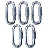 Mosquetão Oval Trava com Rosca 3/8 Polegadas Vonder - 5 Und