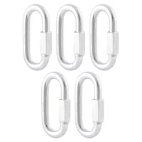 Mosquetão Oval Trava com Rosca 5/16 Polegadas Vonder - 5 Und