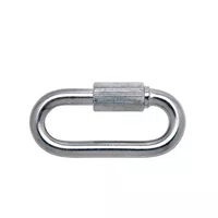 Mosquetão Oval Trava Roscada 4mm - Carbografite