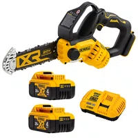 Motoserra Poda 8 Pol C/ 2 Bateria 4Ah Carregador 20v Dewalt