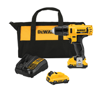 Parafusadeira e Furadeira 12v com 2 Baterias e Bolsa Dewalt