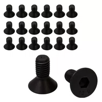 Parafuso Allen M 5 x 10 Cabeça Chata 100 Unidade