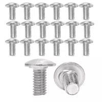 Parafuso Cabeça Lentilha com Trava 5/16 X 1 Zincado - 50Un