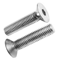 Parafuso Inox Allen Cabeça Chata M12 X 70 Sextavado Interno