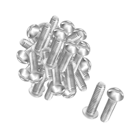 Parafuso Maquida Fenda Cabeça Redonda 3/16X1 Zincado 100 Und