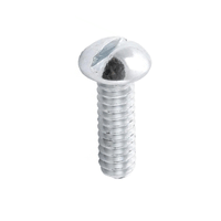 Parafuso Maquina Cabeça Panela Fenda 1/4 X 2 Zincado