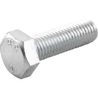 Parafuso Sextavado 1/2 X 1.1/4 Rosca Inteira Zincado Branco