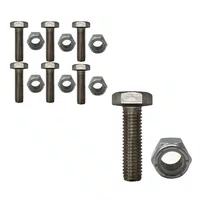 Parafuso Sextavado 5/16 X 1 Inox 18 Unc Porca Travante 20UND