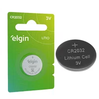 Pilha Bateria Cr2032 3v Lithium - Elgin