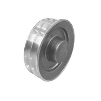 Polia Aluminio 130mm 2 Canais Perfil a 130a2