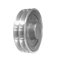 Polia Aluminio 140mm 2 Canais Perfil a 140a2