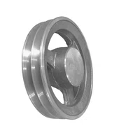 Polia Aluminio 160mm 2 Canais Perfil a 160a2